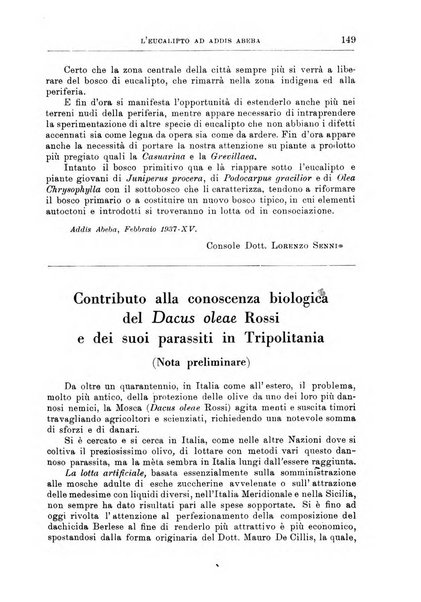 L'agricoltura coloniale organo dell'Istituto agricolo coloniale italiano e dell'Ufficio agrario sperimentale dell'Eritrea