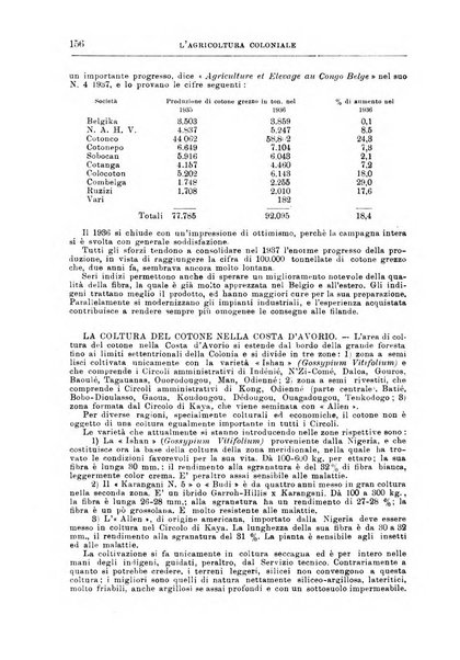 L'agricoltura coloniale organo dell'Istituto agricolo coloniale italiano e dell'Ufficio agrario sperimentale dell'Eritrea