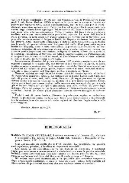 L'agricoltura coloniale organo dell'Istituto agricolo coloniale italiano e dell'Ufficio agrario sperimentale dell'Eritrea