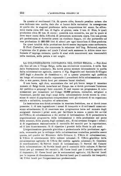 L'agricoltura coloniale organo dell'Istituto agricolo coloniale italiano e dell'Ufficio agrario sperimentale dell'Eritrea