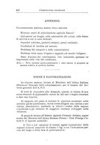 L'agricoltura coloniale organo dell'Istituto agricolo coloniale italiano e dell'Ufficio agrario sperimentale dell'Eritrea