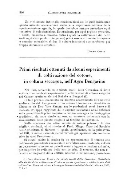 L'agricoltura coloniale organo dell'Istituto agricolo coloniale italiano e dell'Ufficio agrario sperimentale dell'Eritrea