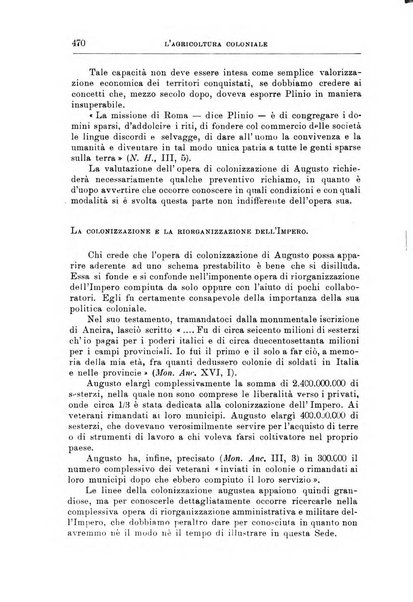 L'agricoltura coloniale organo dell'Istituto agricolo coloniale italiano e dell'Ufficio agrario sperimentale dell'Eritrea