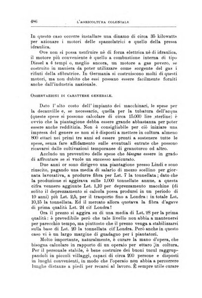 L'agricoltura coloniale organo dell'Istituto agricolo coloniale italiano e dell'Ufficio agrario sperimentale dell'Eritrea