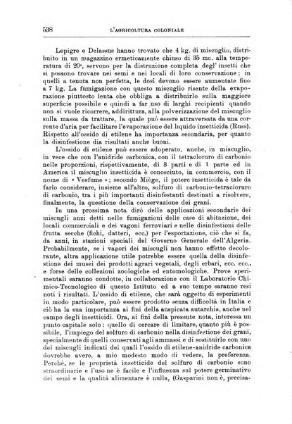 L'agricoltura coloniale organo dell'Istituto agricolo coloniale italiano e dell'Ufficio agrario sperimentale dell'Eritrea