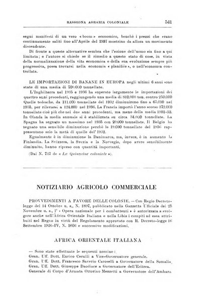 L'agricoltura coloniale organo dell'Istituto agricolo coloniale italiano e dell'Ufficio agrario sperimentale dell'Eritrea