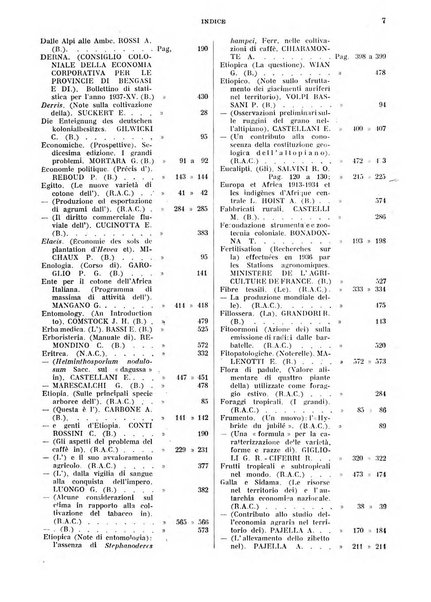 L'agricoltura coloniale organo dell'Istituto agricolo coloniale italiano e dell'Ufficio agrario sperimentale dell'Eritrea