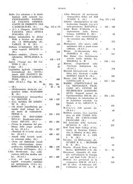 L'agricoltura coloniale organo dell'Istituto agricolo coloniale italiano e dell'Ufficio agrario sperimentale dell'Eritrea