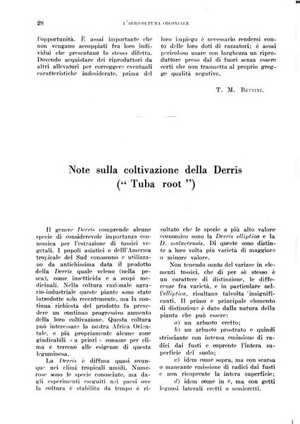 L'agricoltura coloniale organo dell'Istituto agricolo coloniale italiano e dell'Ufficio agrario sperimentale dell'Eritrea