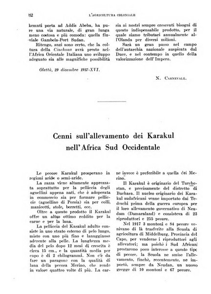 L'agricoltura coloniale organo dell'Istituto agricolo coloniale italiano e dell'Ufficio agrario sperimentale dell'Eritrea