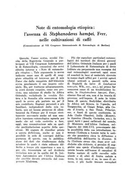 L'agricoltura coloniale organo dell'Istituto agricolo coloniale italiano e dell'Ufficio agrario sperimentale dell'Eritrea