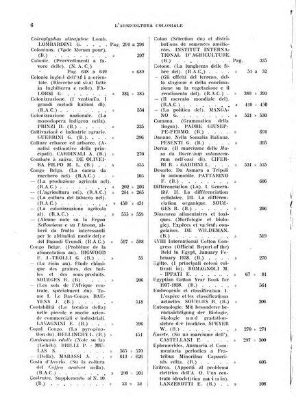 L'agricoltura coloniale organo dell'Istituto agricolo coloniale italiano e dell'Ufficio agrario sperimentale dell'Eritrea