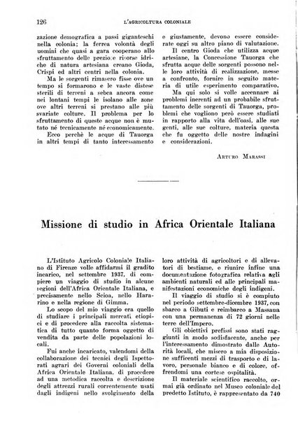 L'agricoltura coloniale organo dell'Istituto agricolo coloniale italiano e dell'Ufficio agrario sperimentale dell'Eritrea