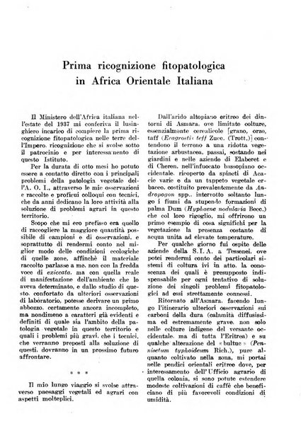 L'agricoltura coloniale organo dell'Istituto agricolo coloniale italiano e dell'Ufficio agrario sperimentale dell'Eritrea