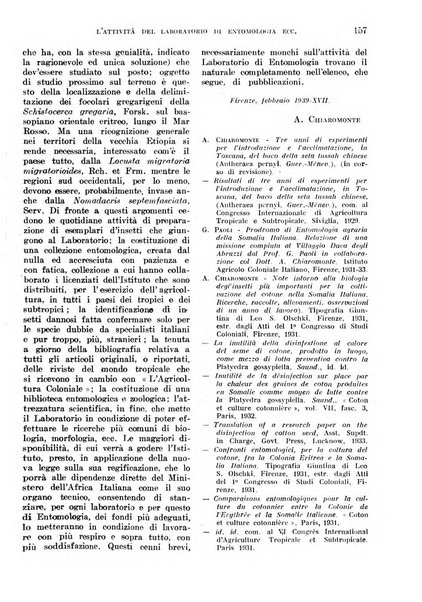 L'agricoltura coloniale organo dell'Istituto agricolo coloniale italiano e dell'Ufficio agrario sperimentale dell'Eritrea