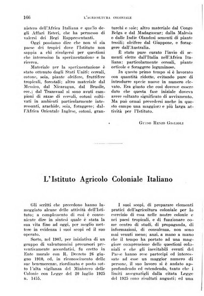 L'agricoltura coloniale organo dell'Istituto agricolo coloniale italiano e dell'Ufficio agrario sperimentale dell'Eritrea