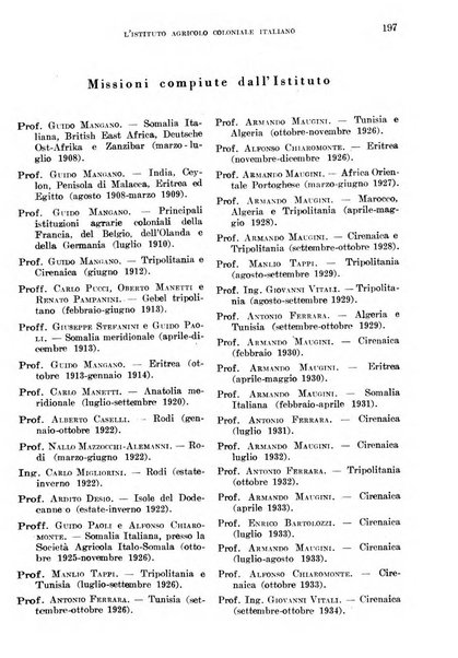 L'agricoltura coloniale organo dell'Istituto agricolo coloniale italiano e dell'Ufficio agrario sperimentale dell'Eritrea