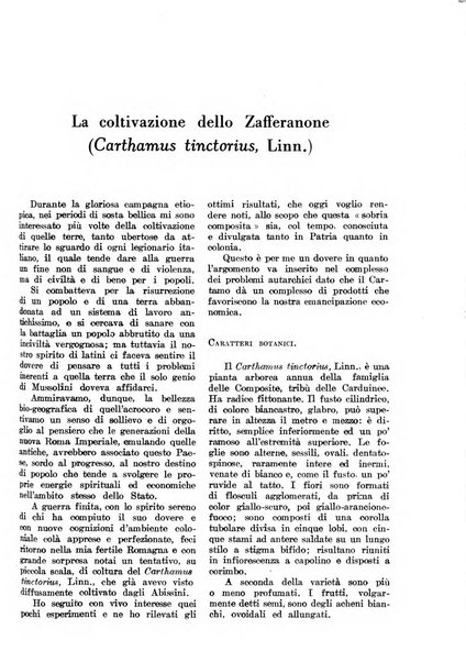 L'agricoltura coloniale organo dell'Istituto agricolo coloniale italiano e dell'Ufficio agrario sperimentale dell'Eritrea