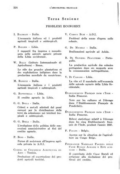 L'agricoltura coloniale organo dell'Istituto agricolo coloniale italiano e dell'Ufficio agrario sperimentale dell'Eritrea