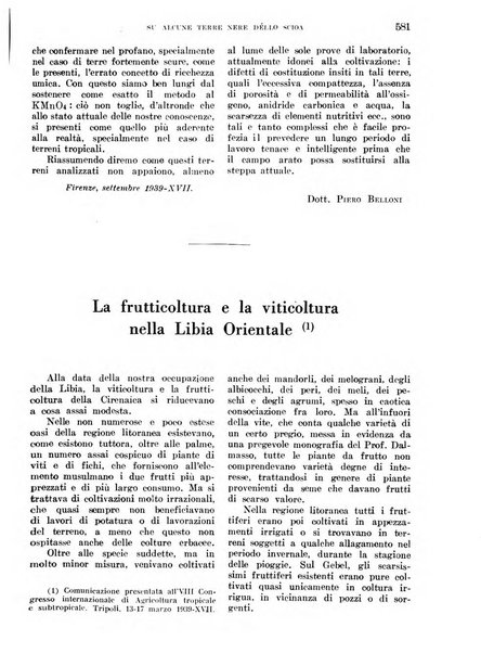 L'agricoltura coloniale organo dell'Istituto agricolo coloniale italiano e dell'Ufficio agrario sperimentale dell'Eritrea