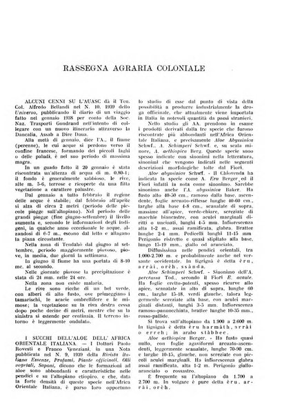 L'agricoltura coloniale organo dell'Istituto agricolo coloniale italiano e dell'Ufficio agrario sperimentale dell'Eritrea