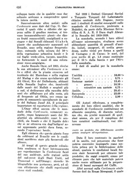 L'agricoltura coloniale organo dell'Istituto agricolo coloniale italiano e dell'Ufficio agrario sperimentale dell'Eritrea