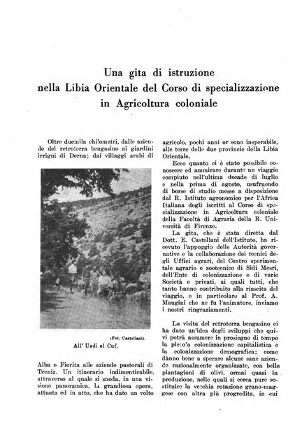 L'agricoltura coloniale organo dell'Istituto agricolo coloniale italiano e dell'Ufficio agrario sperimentale dell'Eritrea