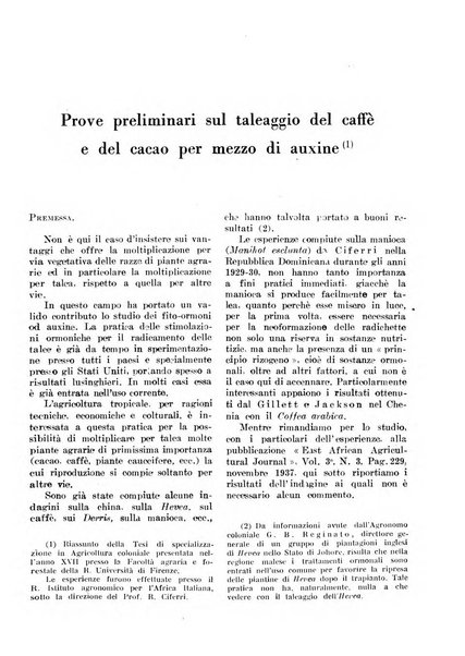 L'agricoltura coloniale organo dell'Istituto agricolo coloniale italiano e dell'Ufficio agrario sperimentale dell'Eritrea