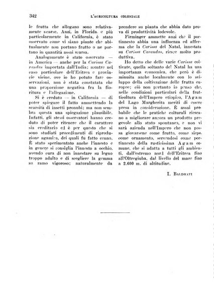 L'agricoltura coloniale organo dell'Istituto agricolo coloniale italiano e dell'Ufficio agrario sperimentale dell'Eritrea