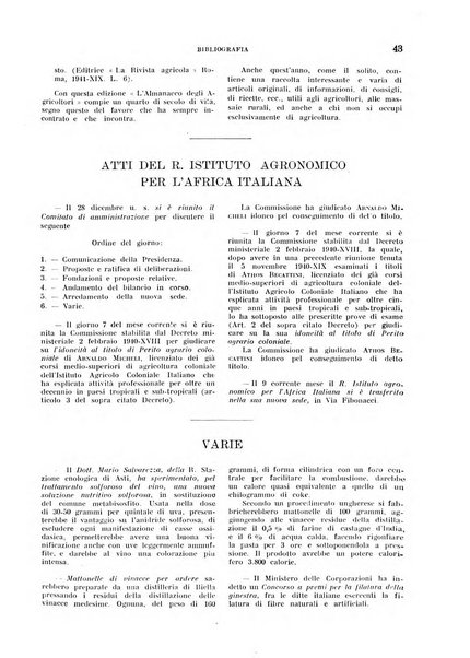 L'agricoltura coloniale organo dell'Istituto agricolo coloniale italiano e dell'Ufficio agrario sperimentale dell'Eritrea