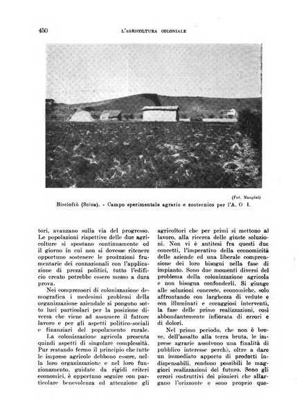 L'agricoltura coloniale organo dell'Istituto agricolo coloniale italiano e dell'Ufficio agrario sperimentale dell'Eritrea