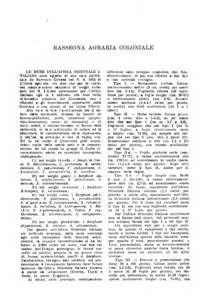 L'agricoltura coloniale organo dell'Istituto agricolo coloniale italiano e dell'Ufficio agrario sperimentale dell'Eritrea