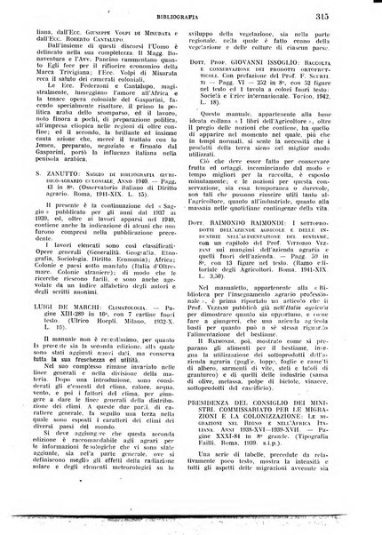 L'agricoltura coloniale organo dell'Istituto agricolo coloniale italiano e dell'Ufficio agrario sperimentale dell'Eritrea