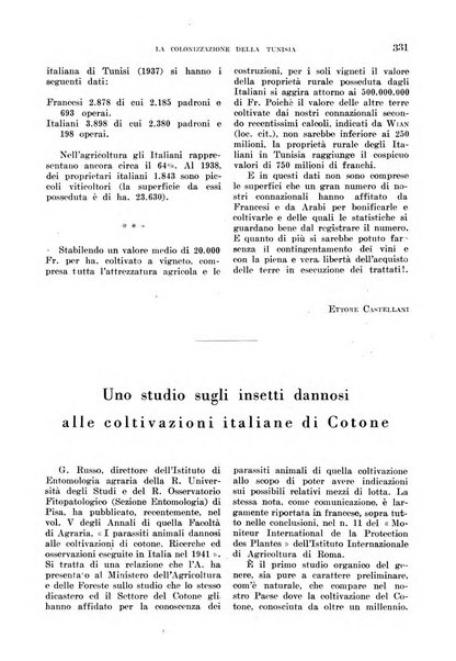 L'agricoltura coloniale organo dell'Istituto agricolo coloniale italiano e dell'Ufficio agrario sperimentale dell'Eritrea