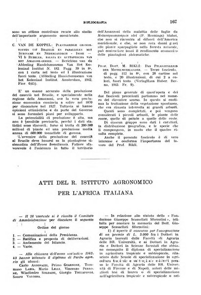 L'agricoltura coloniale organo dell'Istituto agricolo coloniale italiano e dell'Ufficio agrario sperimentale dell'Eritrea