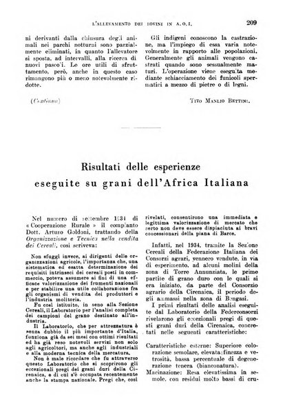 L'agricoltura coloniale organo dell'Istituto agricolo coloniale italiano e dell'Ufficio agrario sperimentale dell'Eritrea