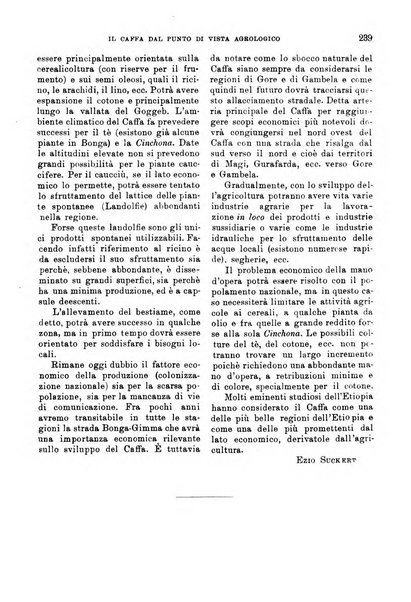 L'agricoltura coloniale organo dell'Istituto agricolo coloniale italiano e dell'Ufficio agrario sperimentale dell'Eritrea