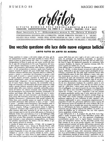 Arbiter rivista di vita maschile