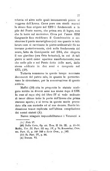 Archivio storico veronese Raccolta di documenti e notizie riguardanti la storia politica, amministrativa, letteraria e scientifica della città e della provincia