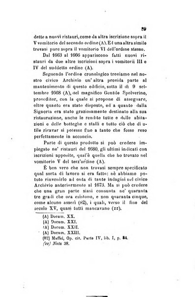 Archivio storico veronese Raccolta di documenti e notizie riguardanti la storia politica, amministrativa, letteraria e scientifica della città e della provincia