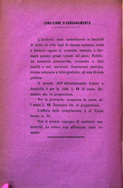 Archivio storico veronese Raccolta di documenti e notizie riguardanti la storia politica, amministrativa, letteraria e scientifica della città e della provincia