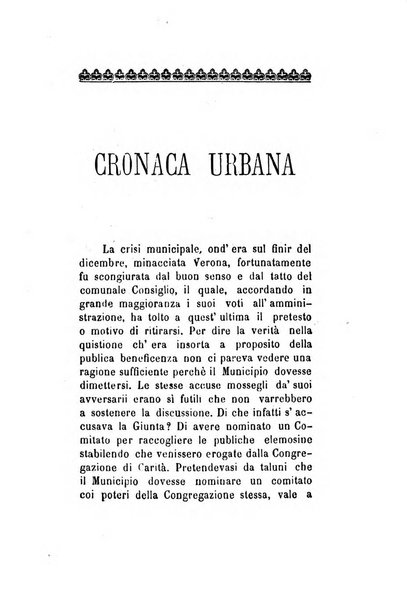 Archivio storico veronese Raccolta di documenti e notizie riguardanti la storia politica, amministrativa, letteraria e scientifica della città e della provincia