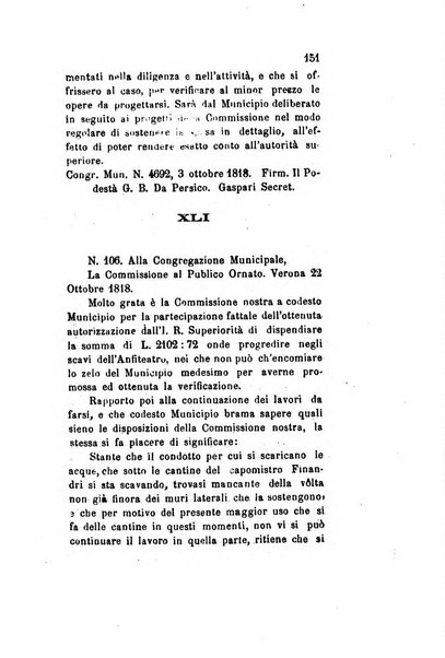 Archivio storico veronese Raccolta di documenti e notizie riguardanti la storia politica, amministrativa, letteraria e scientifica della città e della provincia