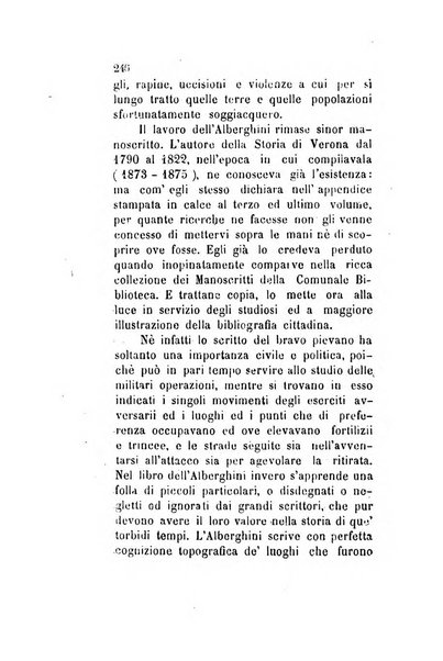 Archivio storico veronese Raccolta di documenti e notizie riguardanti la storia politica, amministrativa, letteraria e scientifica della città e della provincia