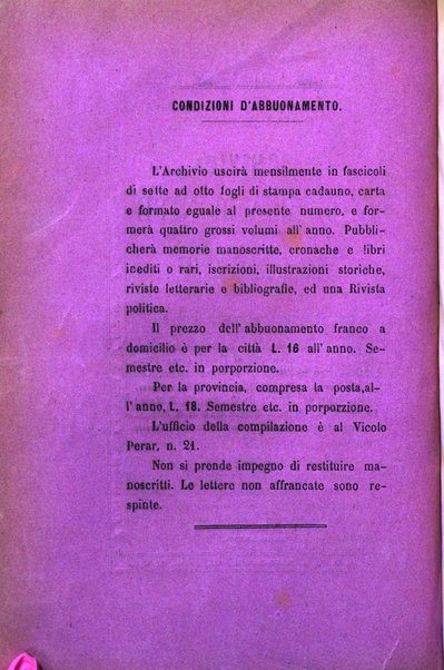 Archivio storico veronese Raccolta di documenti e notizie riguardanti la storia politica, amministrativa, letteraria e scientifica della città e della provincia