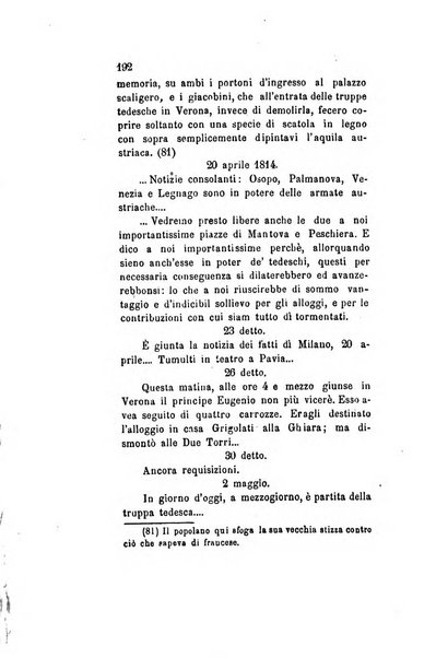 Archivio storico veronese Raccolta di documenti e notizie riguardanti la storia politica, amministrativa, letteraria e scientifica della città e della provincia