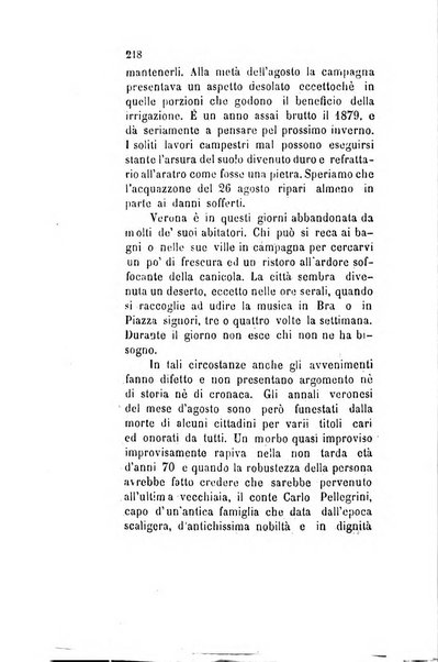 Archivio storico veronese Raccolta di documenti e notizie riguardanti la storia politica, amministrativa, letteraria e scientifica della città e della provincia