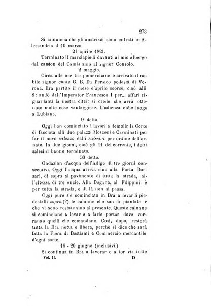 Archivio storico veronese Raccolta di documenti e notizie riguardanti la storia politica, amministrativa, letteraria e scientifica della città e della provincia