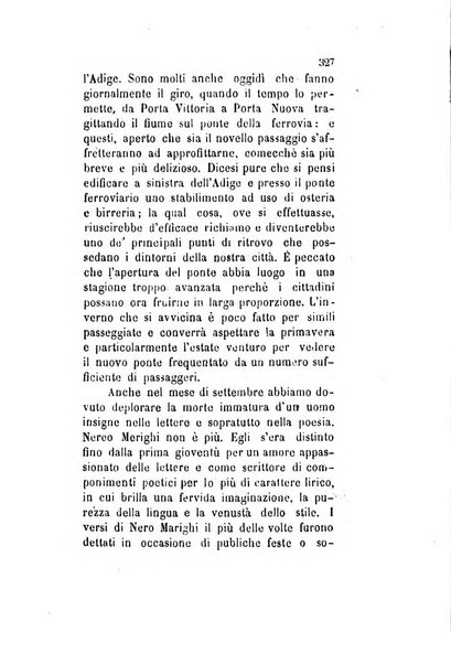 Archivio storico veronese Raccolta di documenti e notizie riguardanti la storia politica, amministrativa, letteraria e scientifica della città e della provincia