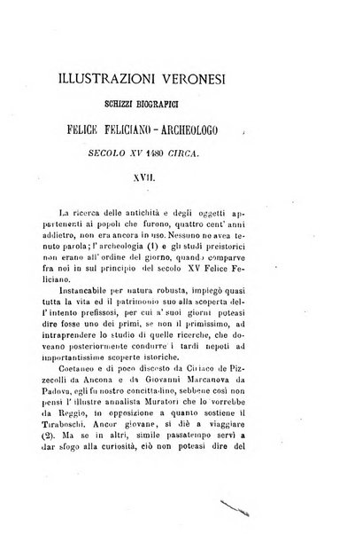 Archivio storico veronese Raccolta di documenti e notizie riguardanti la storia politica, amministrativa, letteraria e scientifica della città e della provincia